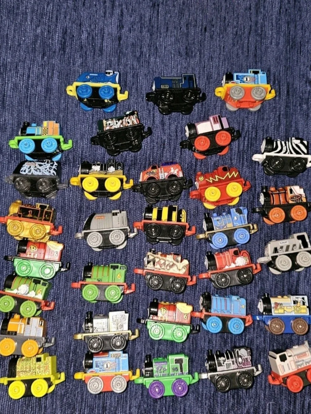 Lot of 32 Thomas The Tank Engine & Friends Minis Train Toy Figures Tiny
